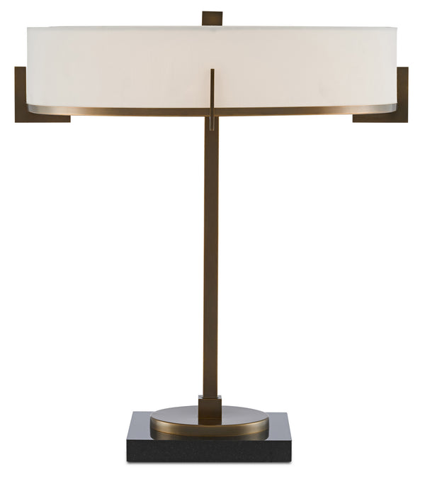 Jacobi Brass Table Lamp  by Currey and Company