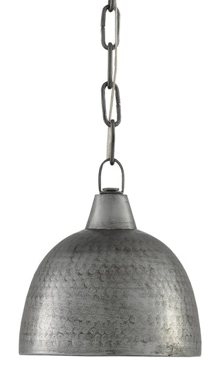 Buy blackened-steel Earthshine Collection Pendant by Currey and Company