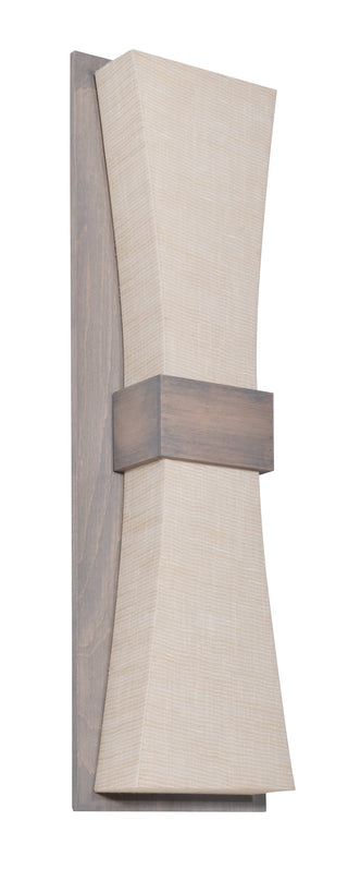 Buy weathered-grey-with-jute-lumafuse-glass Aberdeen Outdoor (Damp) Wall Sconce by AFX Lighting