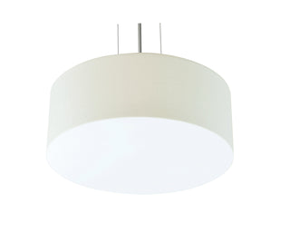 Buy satin-nickel-with-linen-white-lumafuse-glass-and-white-shade Anton Outdoor (Damp) Pendant by AFX Lighting