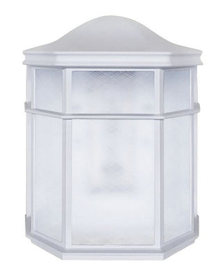 Buy white-with-frosted-polycarbonate-glass Bristol Outdoor (Wet) Sconce by AFX Lighting