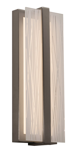 Buy satin-nickel Gallery Outdoor (Damp) Sconce by AFX Lighting