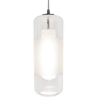 Buy satin-nickel-with-clear-glass-glass Hermosa Outdoor (Damp) Pendant by AFX Lighting
