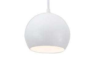 Buy white-with-white-metal-glass Roxy Outdoor (Damp) Pendant by AFX Lighting