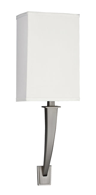 Buy satin-nickel-with-white-acrylic-glass Sheridan Outdoor (Damp) Sconce by AFX Lighting