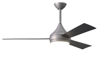 Buy brushed-stainless-finish-with-brushed-bronze-blades Donaire Ceiling Fan by Matthews Fan Company