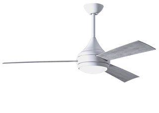 Buy gloss-white-finish-with-barn-wood-tone-blades Donaire Ceiling Fan by Matthews Fan Company