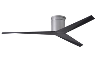 Buy brushed-nickel-finish-with-matte-black-blades Eliza Hugger Ceiling Fan by Matthews Fan Company