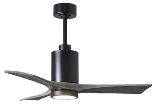 Buy matte-black-finish-with-barn-wood-tone-blades Patricia Ceiling Fan by Matthews Fan Company