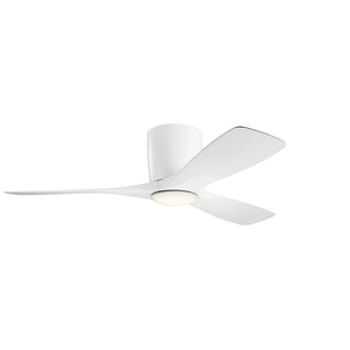 Volos Hugger Ceiling Fan with Light by Kichler