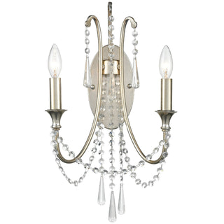 Buy antique-silver Arcadia Outdoor (Damp) Sconce by Crystorama