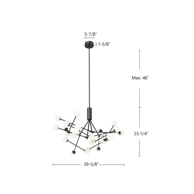 Kuzco Lighting-CH97139-BK|ALT|1