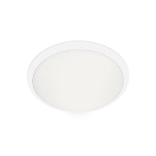 Buy white-with-opal-glass-glass Malta Flush Mount Ceiling Light by Kuzco Lighting