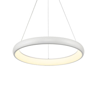 Buy white-with-white-acrylic-diffuser-glass Cortana Pendant by Kuzco Lighting