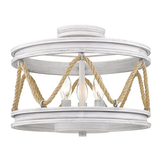 Chatham Outdoor (Damp) Semi Flush Mount Light by Golden
