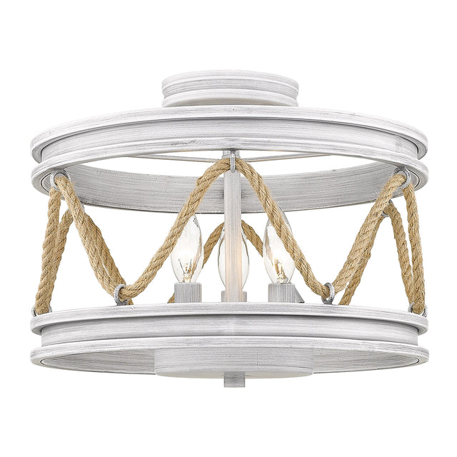Chatham Outdoor (Damp) Semi Flush Mount Light by Golden