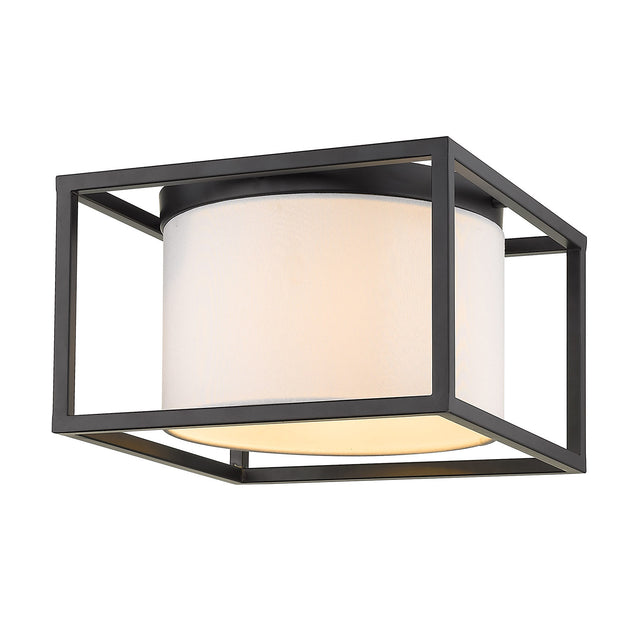 Manhattan Outdoor (Damp) Flush Mount Ceiling Light by Golden