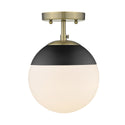 Dixon Outdoor (Damp) Semi Flush Mount Light by Golden