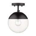 Dixon Outdoor (Damp) Semi-Flush Mount Ceiling Light by Golden
