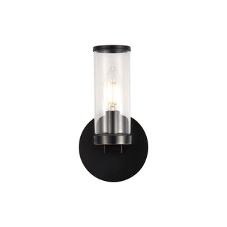 Buy clear-glass-urban-bronze Revolve Outdoor (Damp) Sconce by Alora