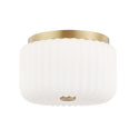 Lydia Outdoor (Damp) Flush Mount Ceiling Light by Mitzi