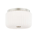 Lydia Outdoor (Damp) Flush Mount Ceiling Light by Mitzi