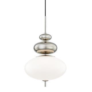Buy polished-nickel Elsie Outdoor (Damp) Pendant by Mitzi