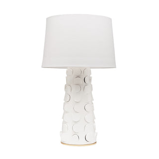 Buy white-lustro-gold-leaf-combo Naomi Outdoor (Damp) Table Lamp by Mitzi