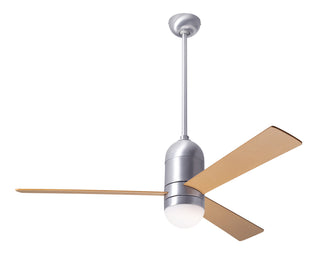 Buy brushed-aluminum-finish-with-maple-blades Cirrus DC Ceiling Fan by Modern Fan Co