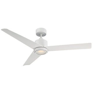 Buy matte-white-finish-with-matte-white-blades 3-Blades Lotus Modern Forms Fans by Modern Forms Fans