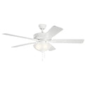 Basics Pro Select Ceiling Fan with Light by Kichler