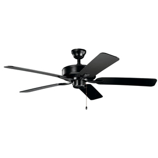 Buy satin-black-finish-with-satin-black-blades Basics Pro Ceiling Fan by Kichler
