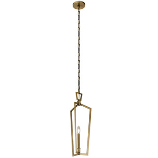 Buy natural-brass-and-brass-gold-shade Abbotswell Pendant by Kichler
