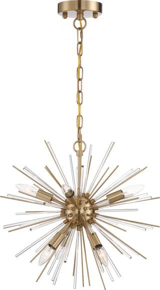 Buy vintage-brass Cirrus Chandelier by Nuvo Lighting