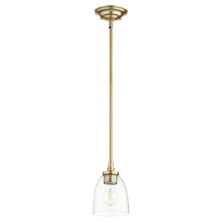 Buy aged-brass-w-clear-seeded Rossington Outdoor (Damp) Pendant by Quorum