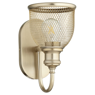 Buy aged-brass Omni Outdoor (Damp) Sconce by Quorum