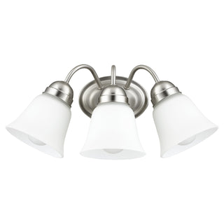 Buy satin-nickel Lighting Series Sconce by Quorum
