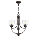 Enclave Outdoor (Damp) Chandelier by Quorum