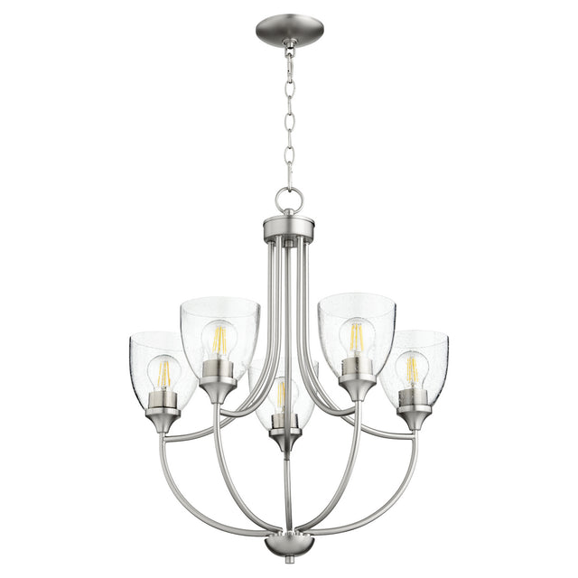 Enclave Outdoor (Damp) Chandelier by Quorum