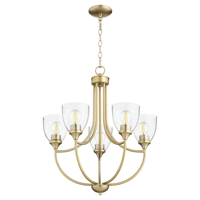 Enclave Outdoor (Damp) Chandelier by Quorum