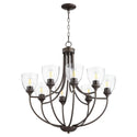 Enclave Chandelier by Quorum