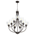 Enclave Chandelier by Quorum