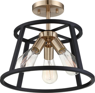 Chassis Semi Flush Mount Light by Nuvo Lighting