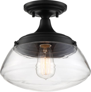 Buy aged-bronze-clear Kew Outdoor (Damp) Semi Flush Mount Light by Nuvo Lighting