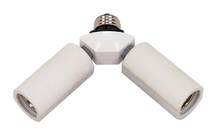 Two Light Socket Adapter Accents by Nuvo Lighting