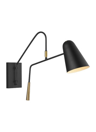 Buy midnight-black Simon Outdoor (Damp) Sconce by Visual Comfort Studio