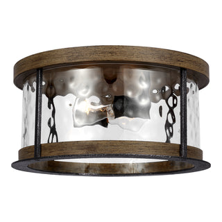 Angelo Outdoor (Damp) Flush Mount Ceiling Light by Visual Comfort Studio