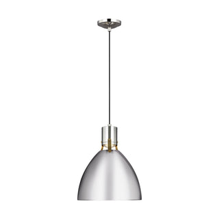 Buy polished-nickel Brynne Outdoor (Damp) Pendant by Visual Comfort Studio