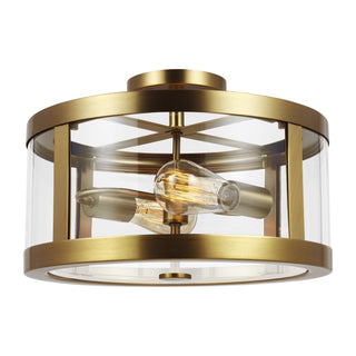 Harrow Outdoor (Damp) Semi-Flush Mount Ceiling Light by Visual Comfort Studio