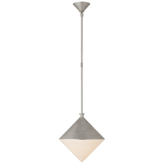 Buy burnished-silver-leaf Sarnen Outdoor (Damp) Pendant by Visual Comfort Signature